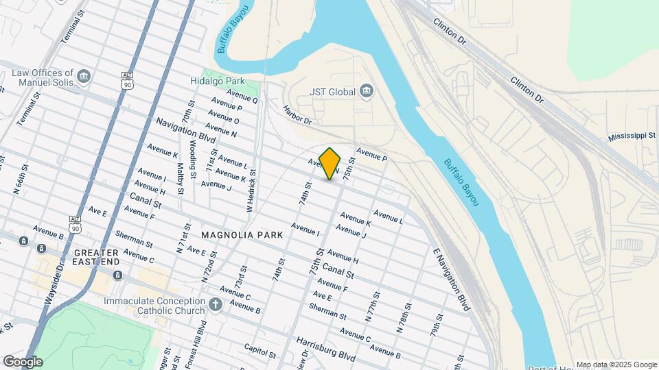 7420 Navigation Blvd Mapa y Detalles de la Ubicación
