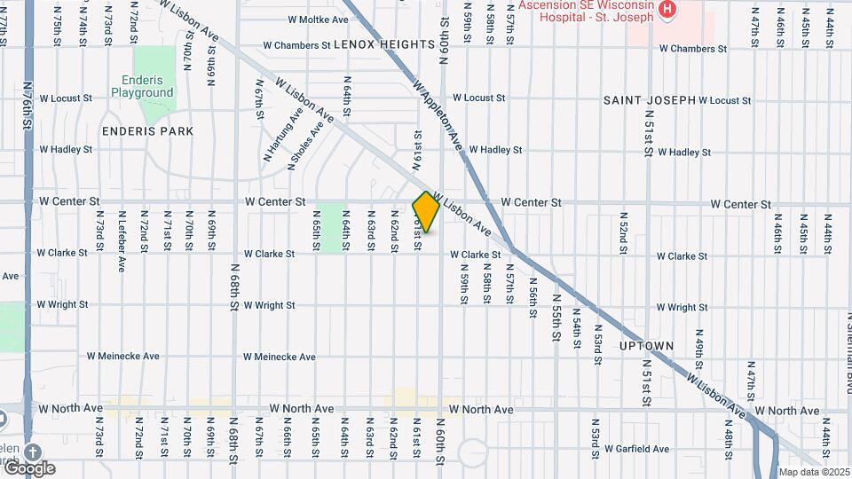 2624 N 61st St Map and Location Details