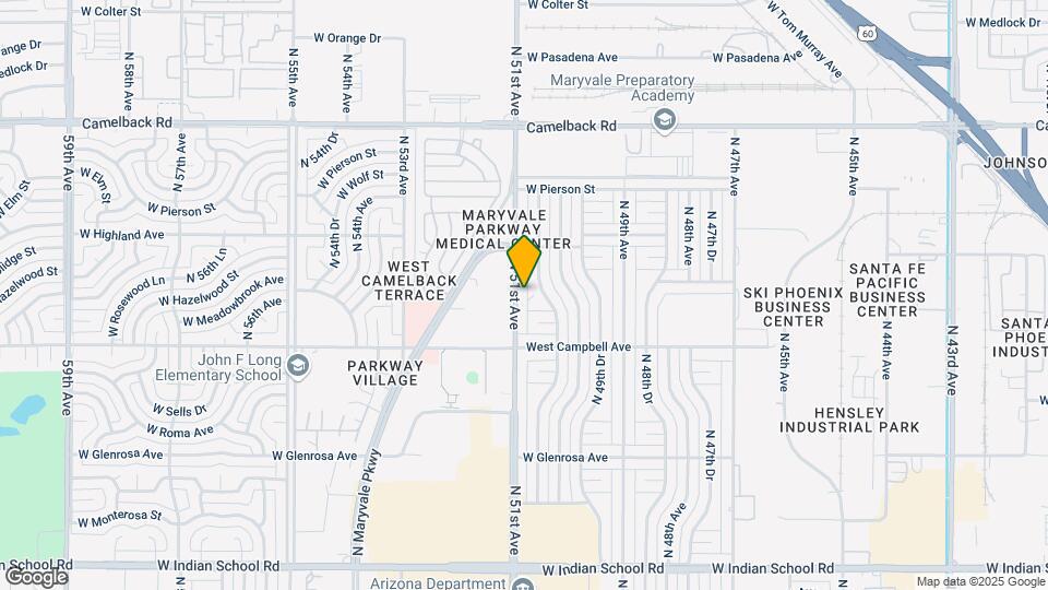 4541 N 51st Ave Map and Location Details