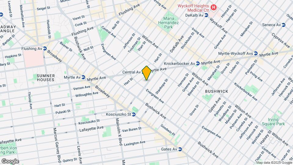1257 DeKalb Ave Mapa y Detalles de la Ubicación