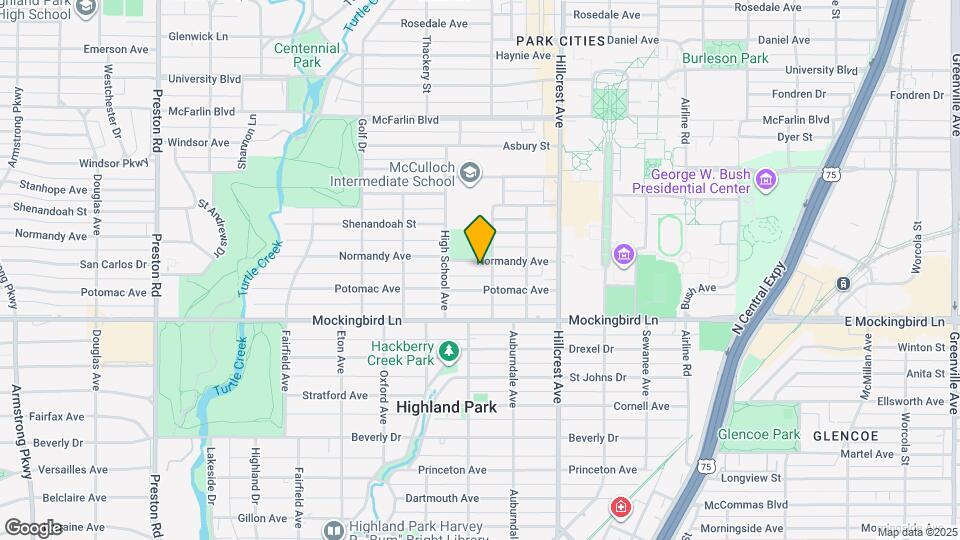 3509 Normandy Ave Map and Location Details