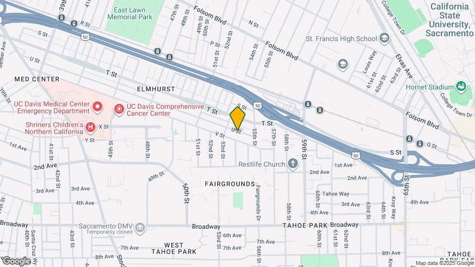 5340 U St Map and Location Details