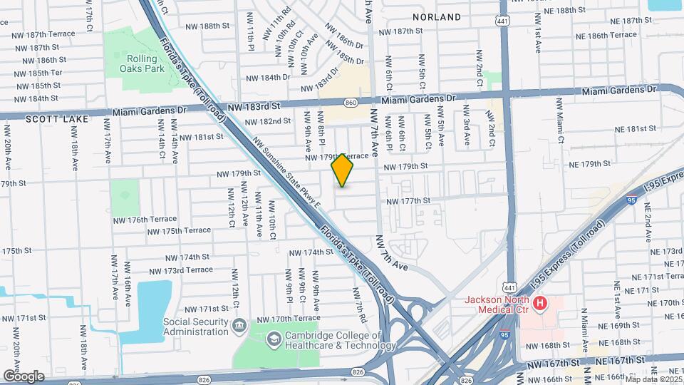 785 NW 177th Terrace Map and Location Details