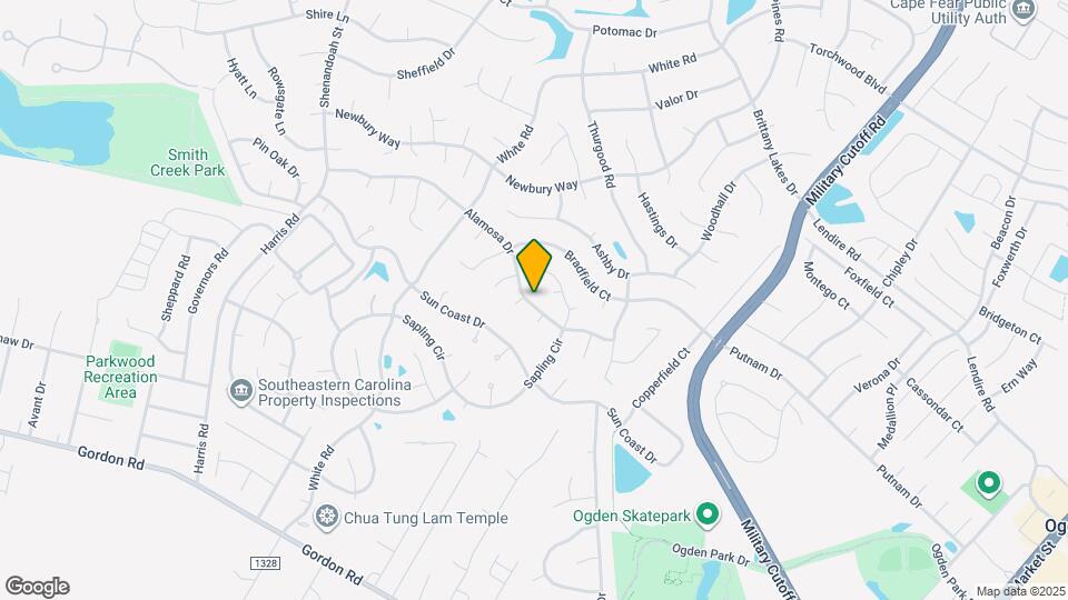 6917 Alamosa Dr Map and Location Details