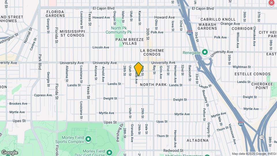 2878 Gunn St Map and Location Details