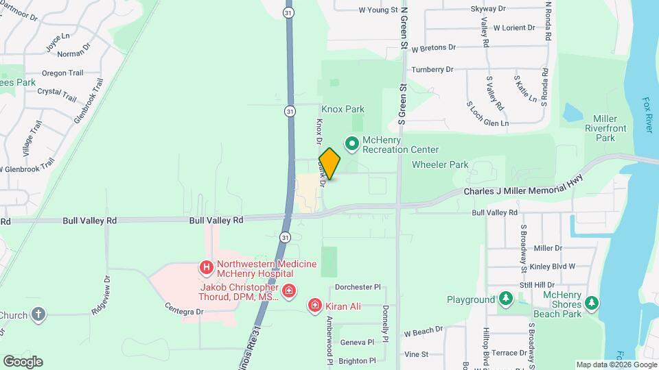 McHenry Commons Map and Location Details