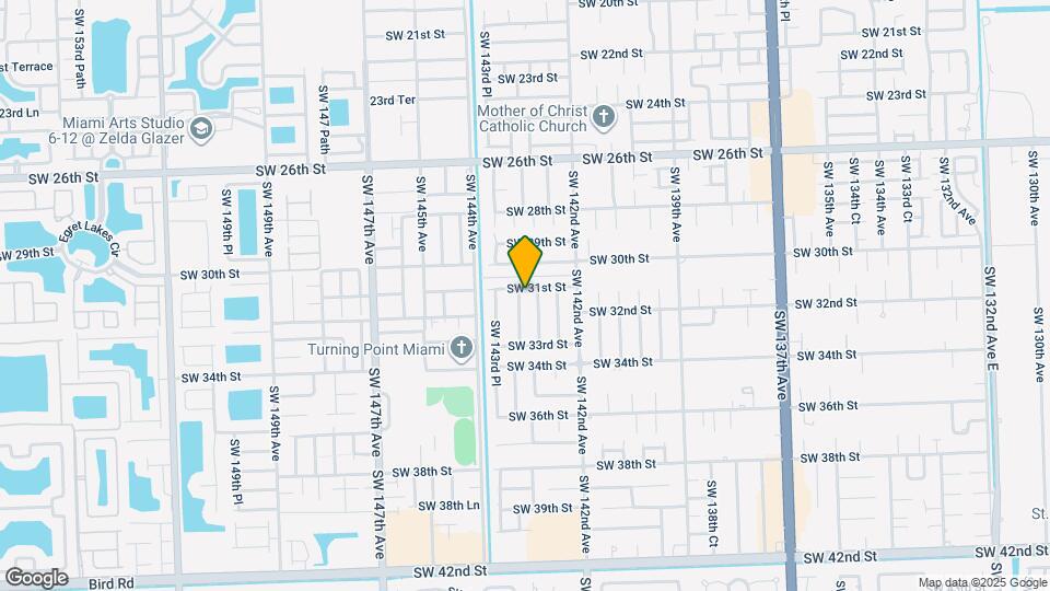 3105 SW 143rd Ct Map and Location Details