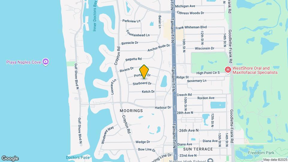 641 Starboard Dr Map and Location Details