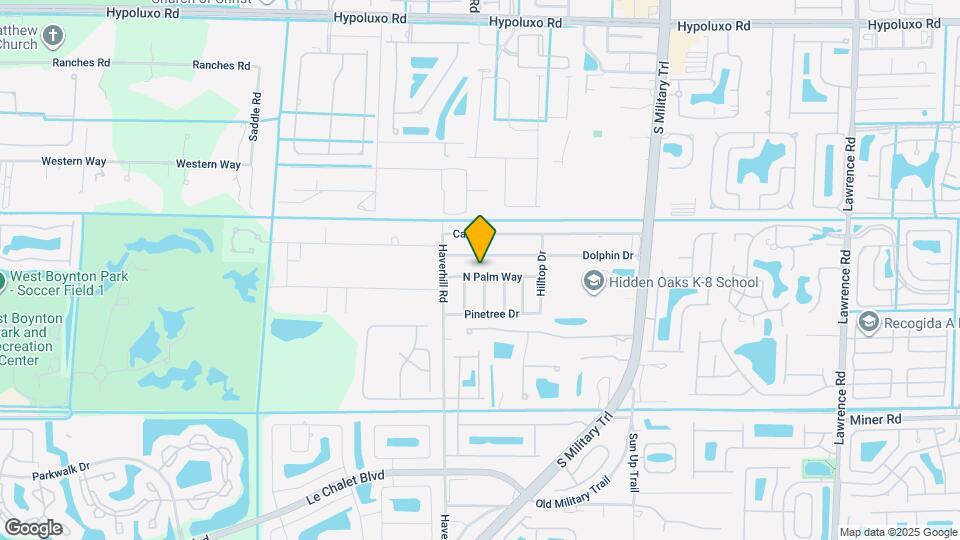 4907 N Palm Way Map and Location Details