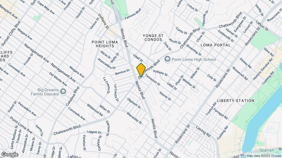 2053 Chatsworth Blvd Map and Location Details