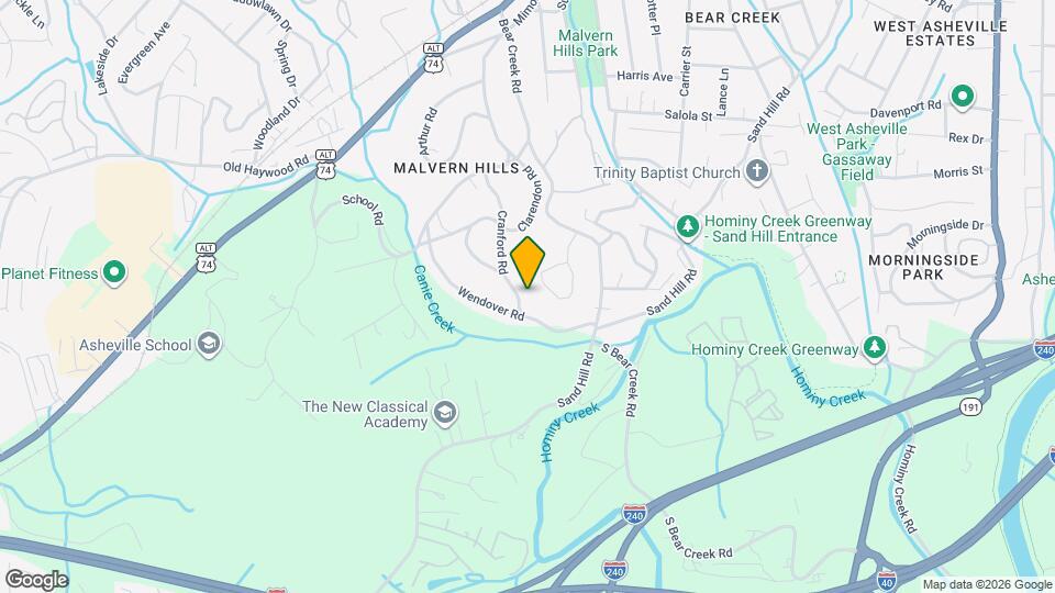 129 Cranford Rd Map and Location Details