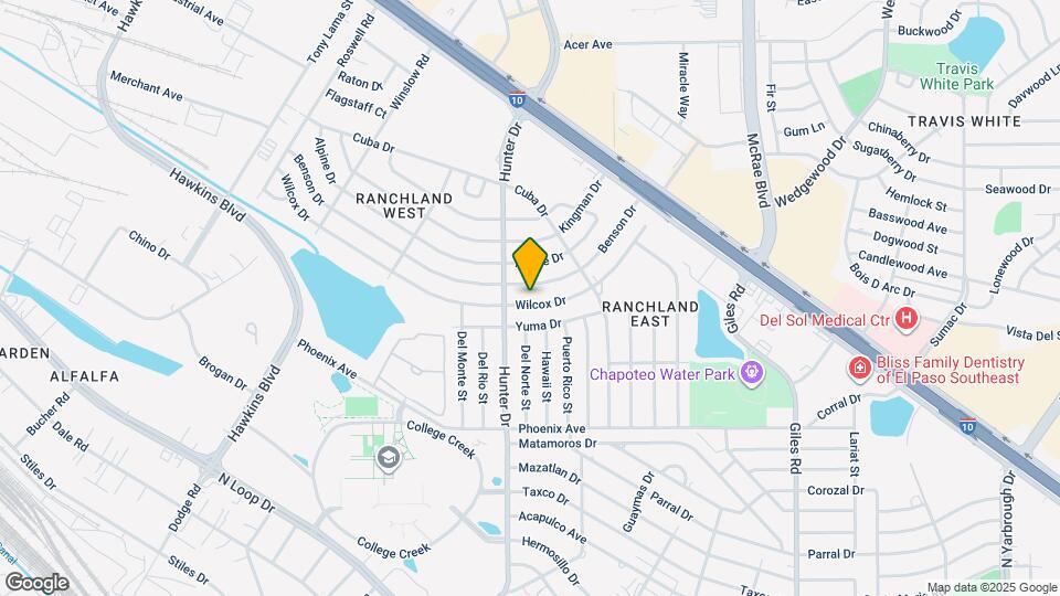 7509 Wilcox Dr Map and Location Details