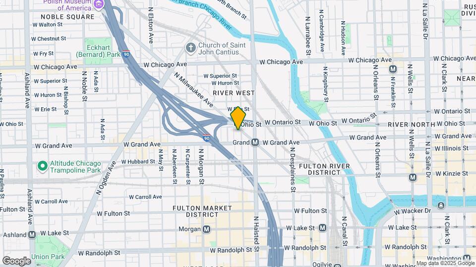 544 N Milwaukee Ave Map and Location Details