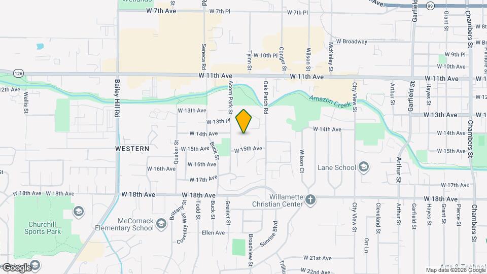 The Oaks at 14th Map and Location Details