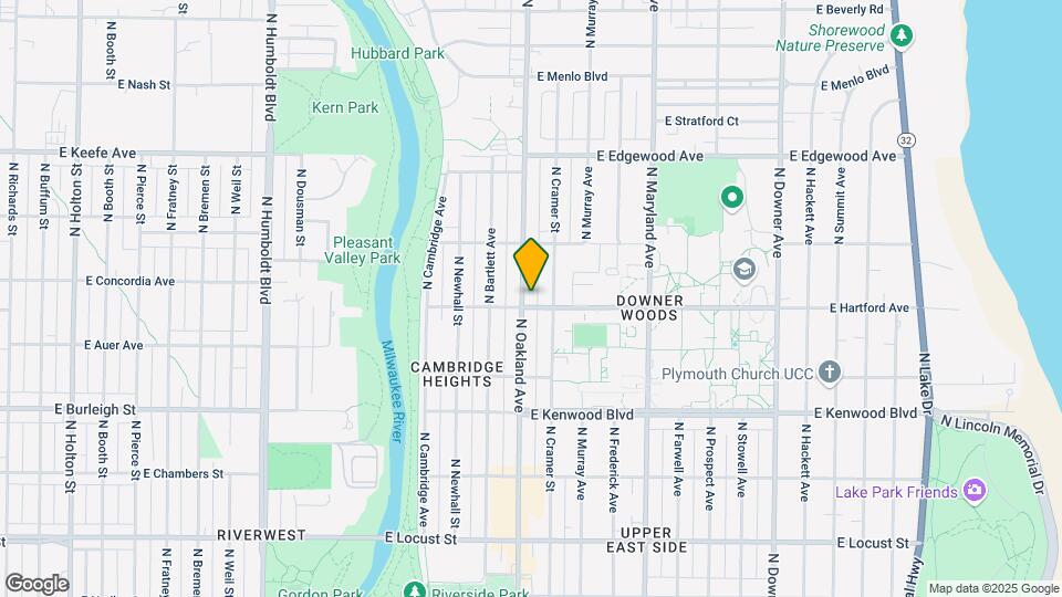 3306 N Oakland Ave Map and Location Details