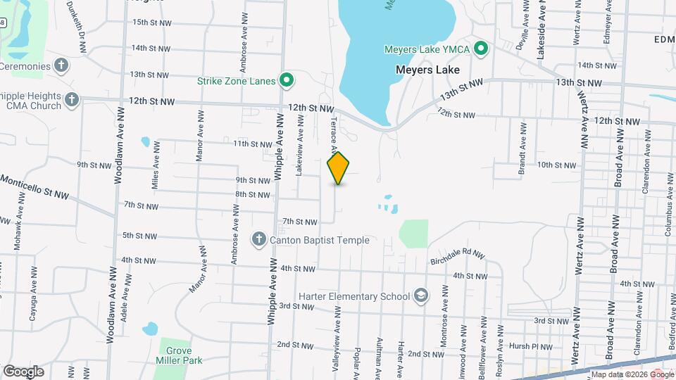 812 Terrace Ave NW Map and Location Details