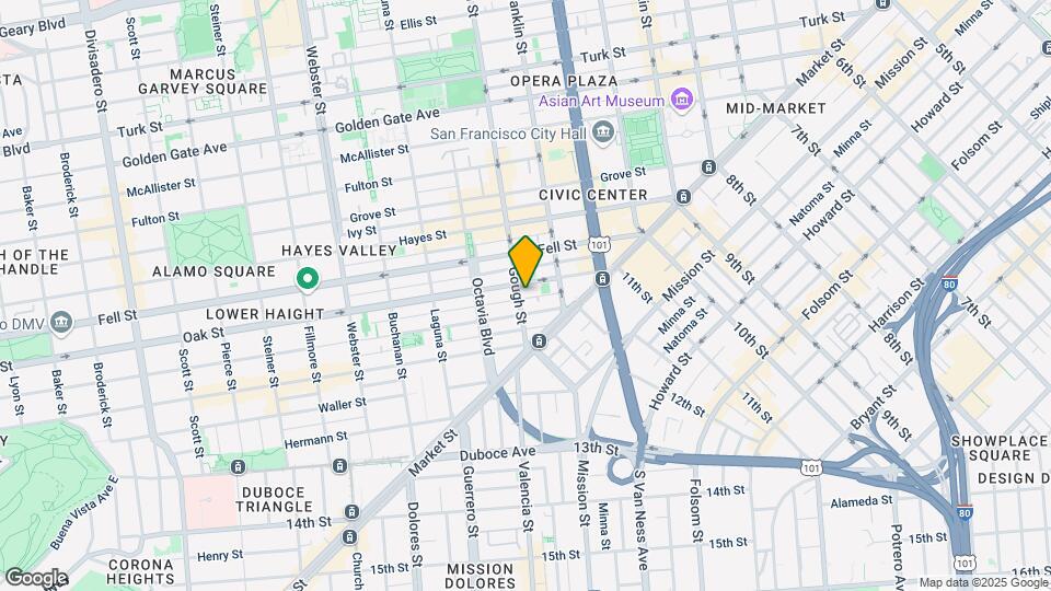 130-152 Gough St Mapa y Detalles de la Ubicación
