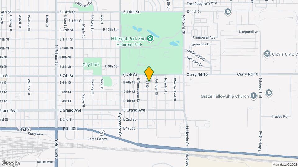 521 Hall St Map and Location Details