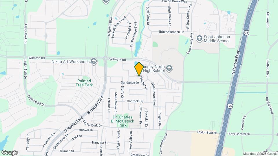 2905 Frontier Ln Map and Location Details