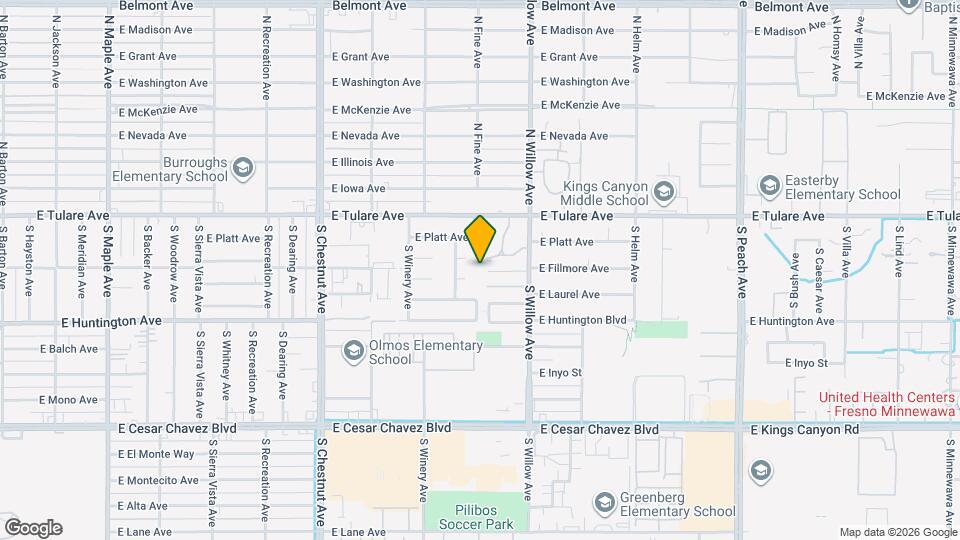 4951 E Fillmore Ave Map and Location Details