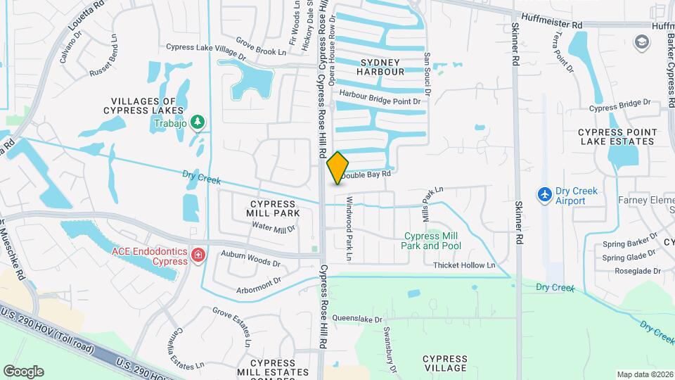 18118 Cypress Valley Ln Map and Location Details