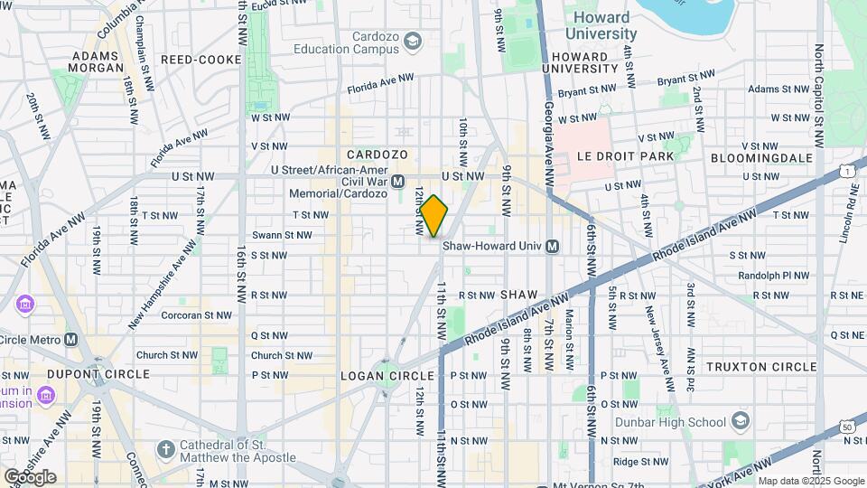 1802 11th St NW Map and Location Details