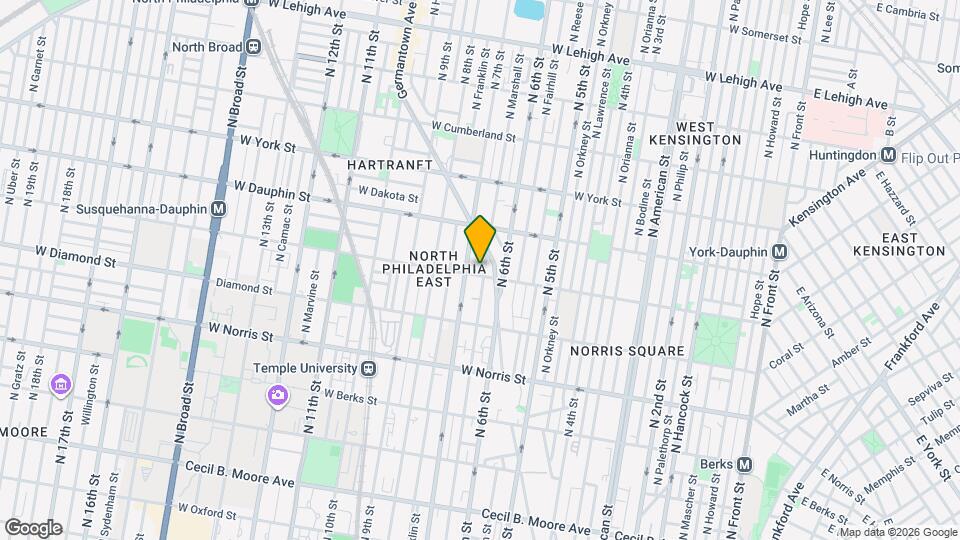 2204 N Marshall St, Unit 3 Map and Location Details