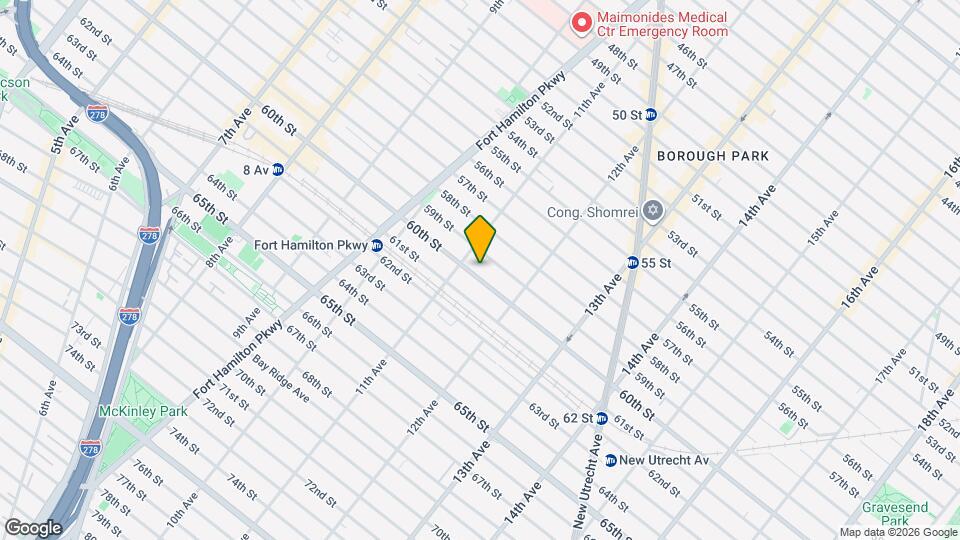 1125-1160 60th St Map and Location Details