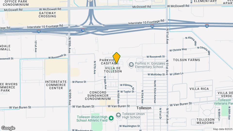 Tolleson Garden Apartments Mapa y Detalles de la Ubicación
