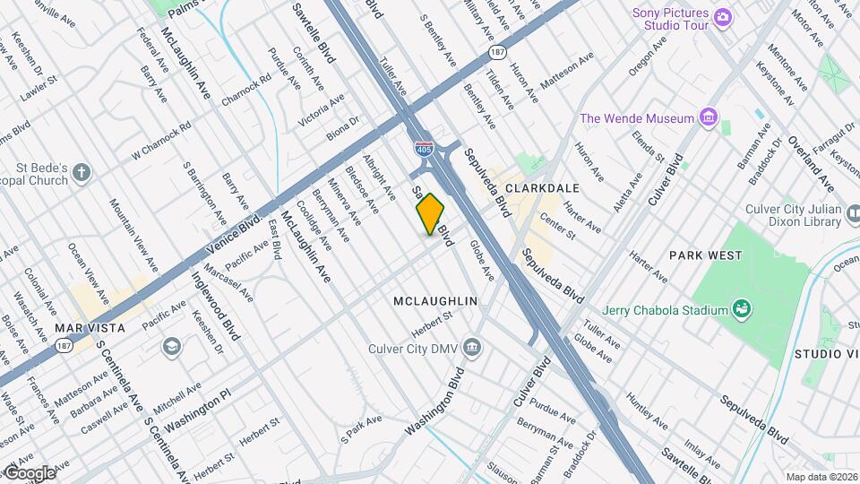 11321 Washington Pl Map and Location Details