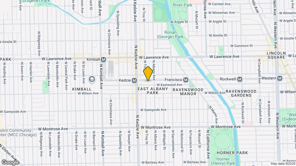 3120 W Eastwood Ave, Unit 2 Mapa y Detalles de la Ubicación