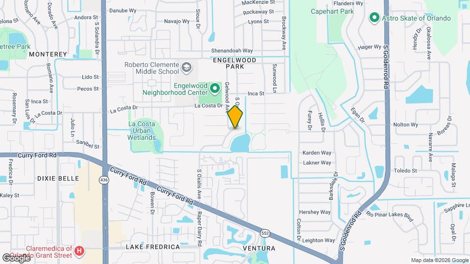 1439 S Oxalis Ave Map and Location Details