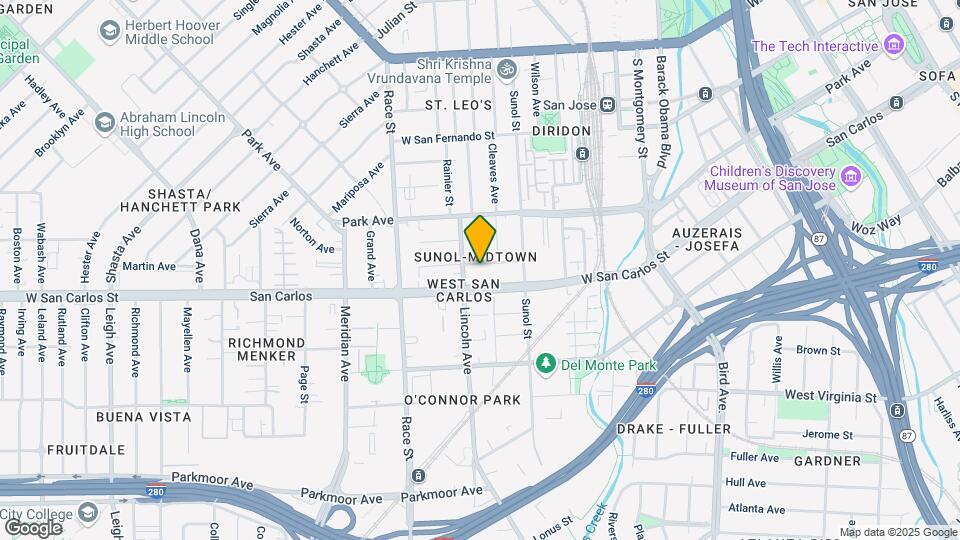 870 Pacific Ave Mapa y Detalles de la Ubicación