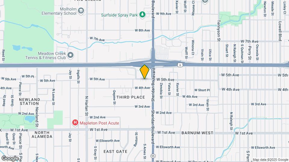 5220 W 5th Ave Map and Location Details