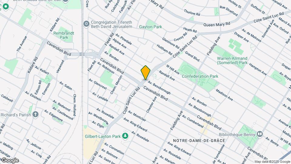 5460-5470 Bessborough Av Map and Location Details