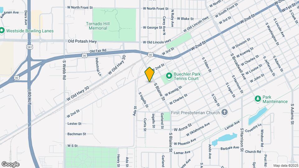 2615 W 1st St Map and Location Details