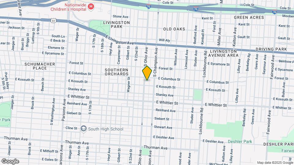 954 S Ohio Ave, Unit D Map and Location Details