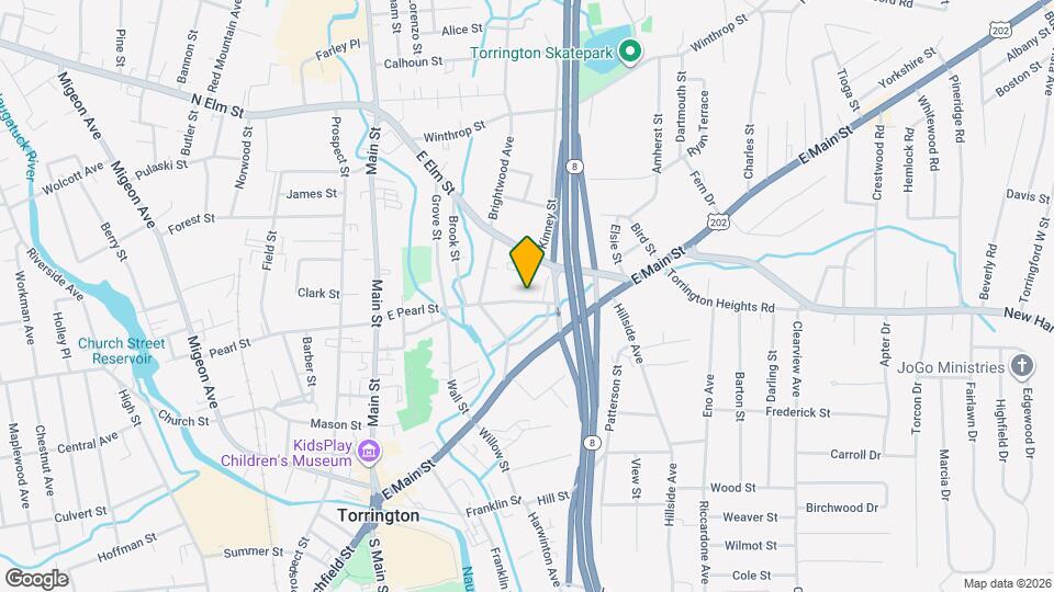 213 E Pearl St Map and Location Details