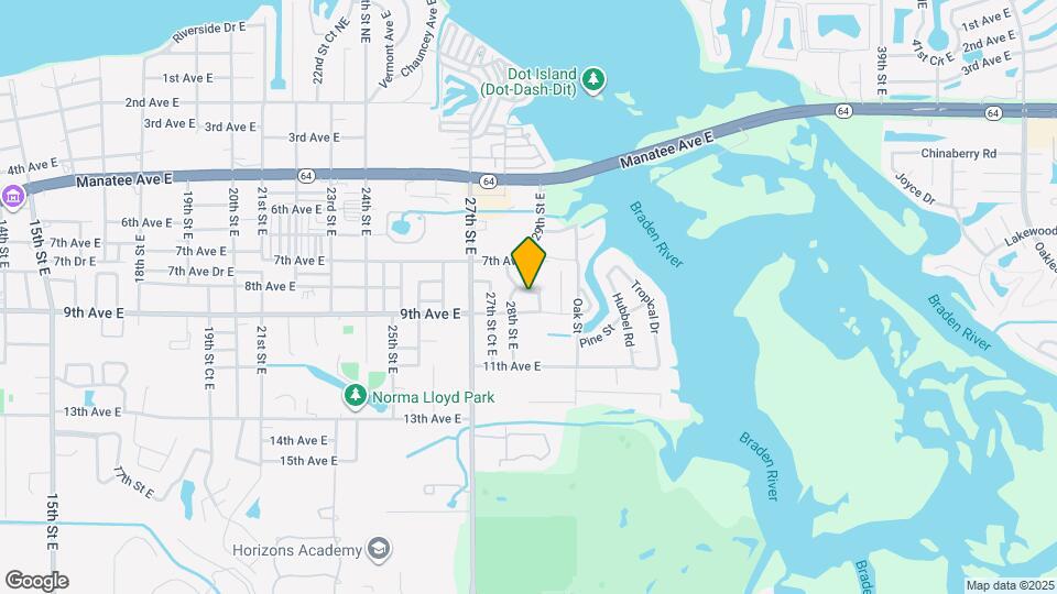 818 28th St Cir E Map and Location Details