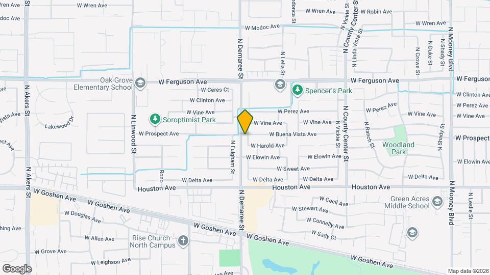 1725 Silvervale St Map and Location Details