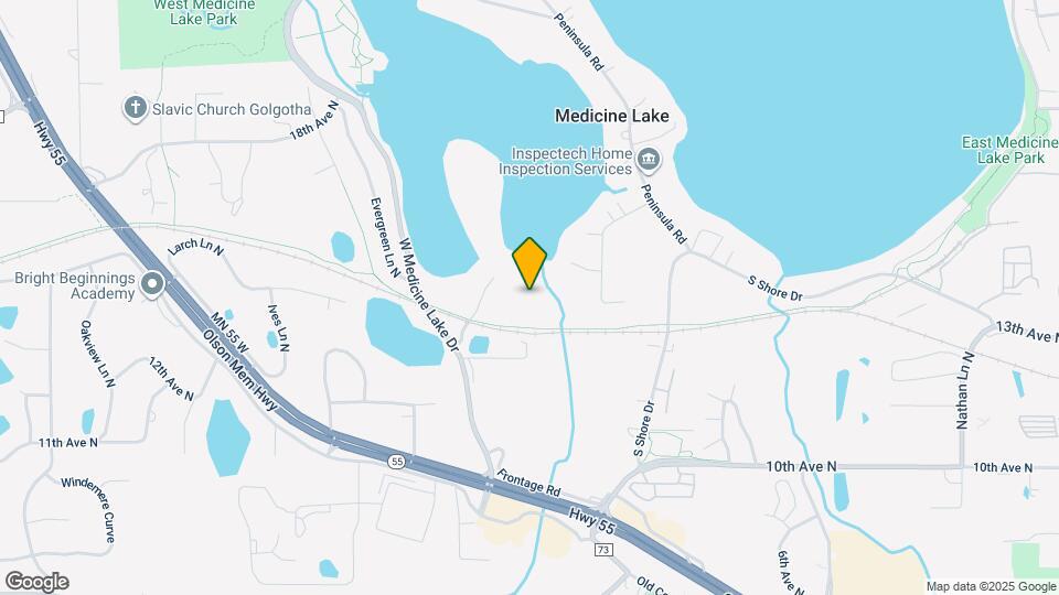1304 W Medicine Lake Dr Map and Location Details