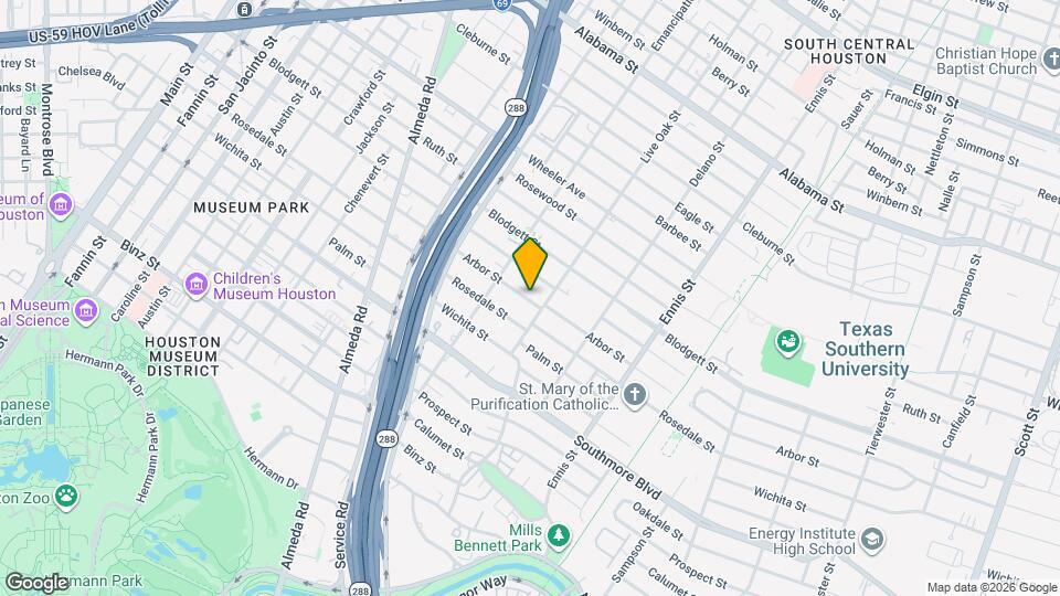 2509 Arbor St Map and Location Details