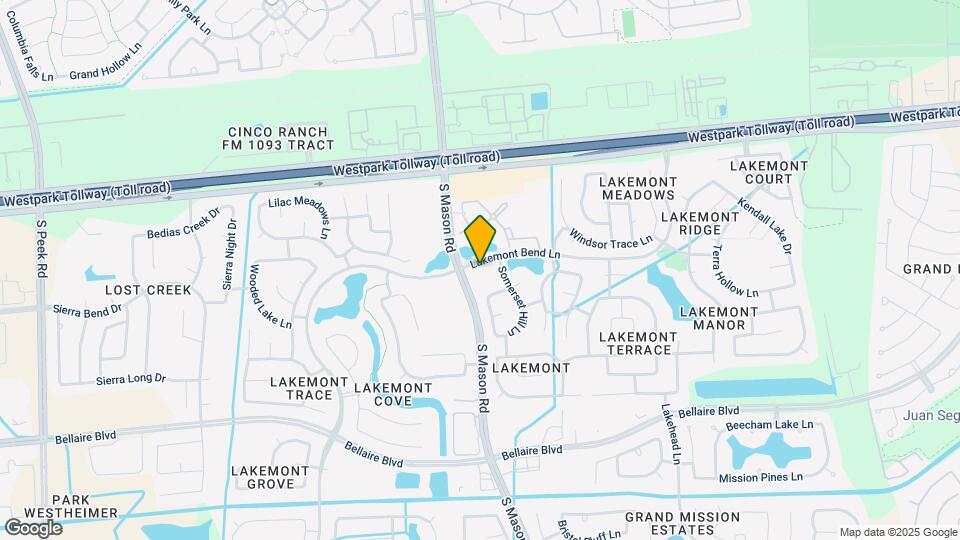 20625 Lakemont Bend Ln Map and Location Details