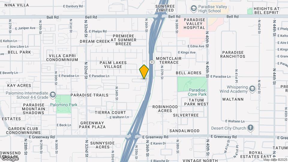 3552 E Le Marche Ave Map and Location Details