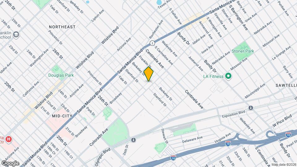 1552 Berkeley St Map and Location Details