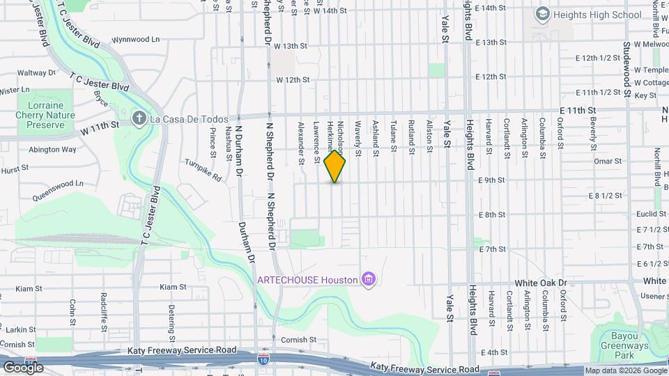836 Herkimer St Map and Location Details