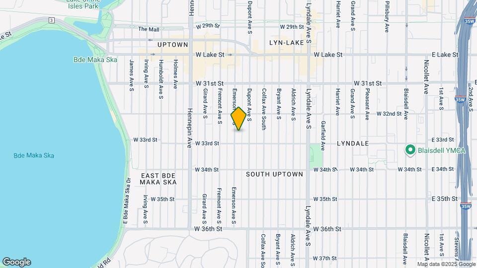 3237 Emerson Ave S, Unit #2 Map and Location Details