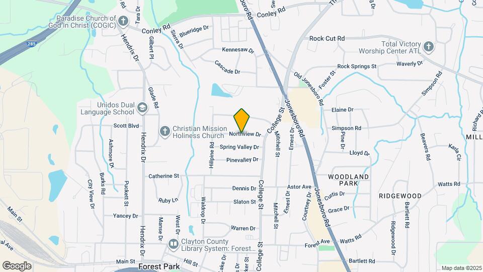 837 Northview Dr Map and Location Details