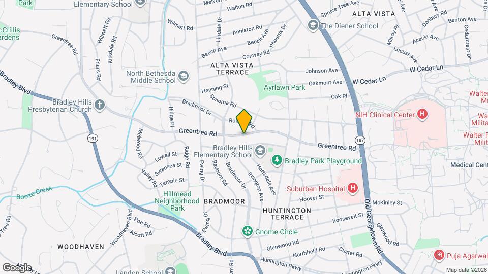 5908 Greentree Rd Map and Location Details