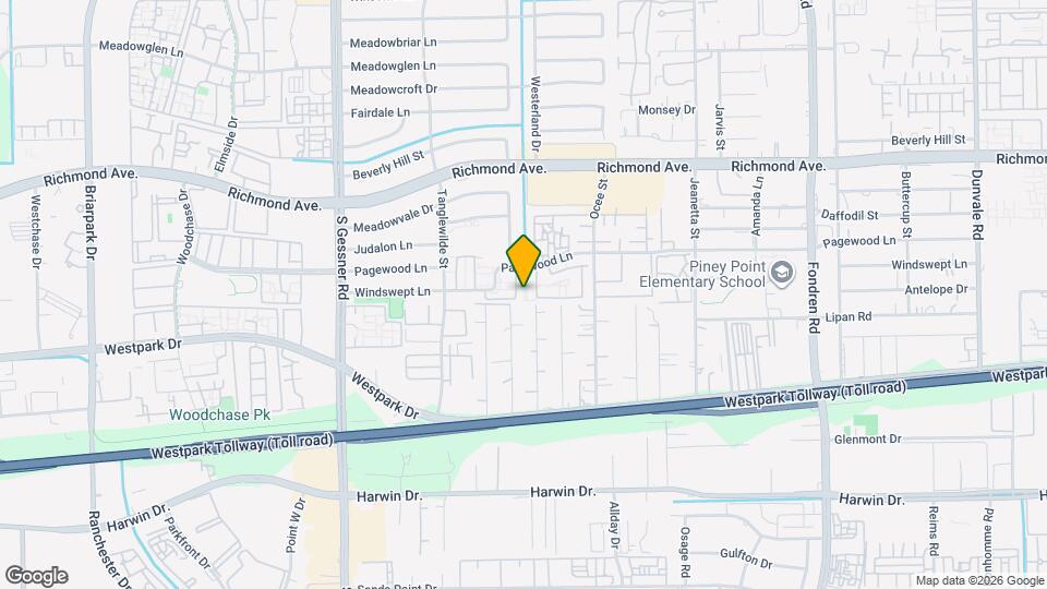 9495 Pagewood Ln Map and Location Details